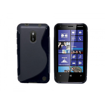 Силиконови гърбове Силиконови гърбове за Nokia Силиконов гръб ТПУ S-Case за Nokia Lumia 620 черен